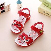 girls sandals spring summer fall sandals pu outdoor casual flat heel b ...