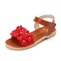girls sandals summer comfort leatherette outdoor office career party e ...