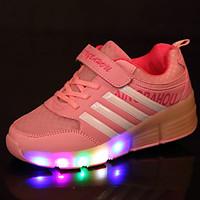 girls sneakers spring fall light up shoes comfort novelty pu outdoor a ...