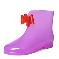 girls boots comfort rubber casual rain boots purple red green under 1i ...