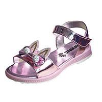 Girls\' Sandals Summer Comfort PU Outdoor Flat Heel Walking