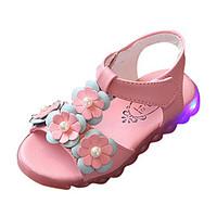 girls sandals summer comfort pu outdoor flat heel