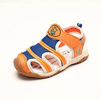 Girl\'s Sandals Summer Sandals / Comfort / Round Toe PU Casual Flat Heel Others / Hook Loop Blue / Purp