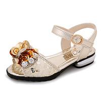 girls sandals summer fall comfort novelty flower girl shoes pu outdoor ...