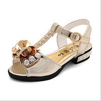 girls sandals summer fall comfort novelty flower girl shoes pu outdoor ...