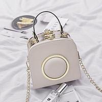 Girls fashion tide version small bread one shoulder inclined shoulder bag chain box package