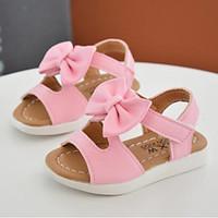 girls sandals spring fall comfort pu casual flat heel blushing pink wh ...