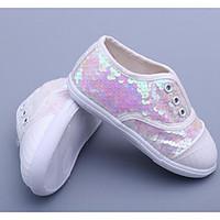girls flats first walkers canvas spring fall outdoor casual walking ma ...