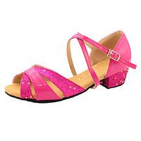 Girls\' Shoes Gold/Pink/Silver/Dark Pink Flat Heel 3-6cm Sandals (PU)