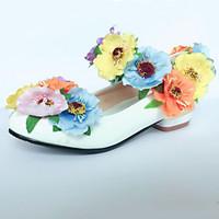 girls flats spring summer fall comfort novelty flower girl shoes paten ...