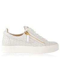 giuseppe zanotti may embossed low top trainers