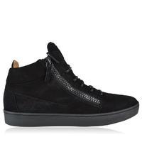 GIUSEPPE ZANOTTI Suede Brek Mid Top Trainers