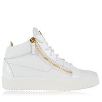 GIUSEPPE ZANOTTI May Leather Zip High Top Trainers