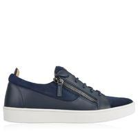 GIUSEPPE ZANOTTI Suede And Leather Brek Trainers