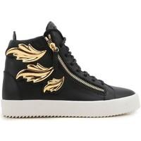 giuseppe zanotti rm6084 mens shoes high top trainers in black