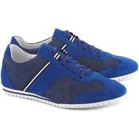 gino rossi alan mens shoes trainers in blue