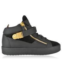 giuseppe zanotti may rubber buckle high top trainers