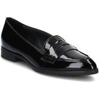 gino rossi alba womens loafers casual shoes in black