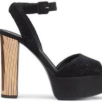 giuseppe zanotti i60105002 womens sandals in black