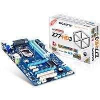 Gigabyte GA-Z77-HD3 Motherboard Core i3/i5/i7/Pentium/Celeron Socket LGA1155 Intel Z77 Express ATX RAID Gigabit LAN