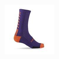 giro hrc merino wool cycling socks in ultravioletvermillion medium 