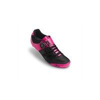 Giro Raes Techlace Womens Road Cycling Shoes - Bright Pink/black 38, Pink/black