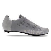 Giro Empire Road Cycling Shoe In Silver Reflective 40, Silver Reflective