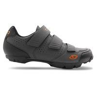 Giro Carbide R Mountain Cycling Shoes 2016: Dark Shadow/flame Orange 48