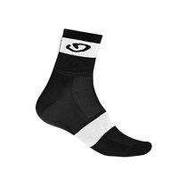 Giro Comp Racer Cycle Socks, White/black, Small/15\