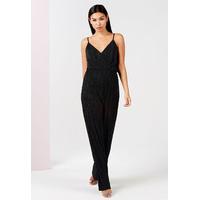 Girls On Film Crinkle Jumpsuit in Black