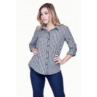 GINGHAM OVERSIZED SHIRT