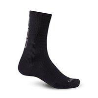 Giro Hrc Team Cycling Socks In Vermillion/black Medium, Vermillion/black