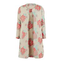 gina bacconi floral jacquard dress and jacket