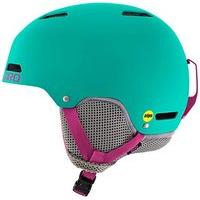 Giro Crüe Mips Youth Snow Helmet 2017: Matt Turquoise/magen S 52-55.5cm