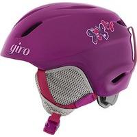 Giro Launch Youth Snow Helmet 2017: Berry Butterflies S 52-55.5cm