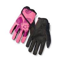 Giro Dnd Junior 2 Cycling Gloves 2017: Bright Pink Flower XS