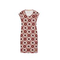 Ginger Mary Printed Bodycon Dress RED