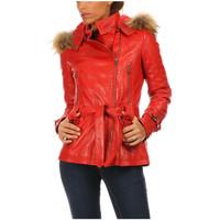 Giovanni Leather jacket APPOLINA women\'s Leather jacket in red