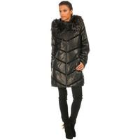 giovanni leather coat prisca womens jacket in black