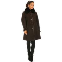 Giovanni Leather coat ISABELLE women\'s Coat in brown