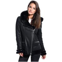 Giovanni Leather jacket ESPERANZA women\'s Jacket in black