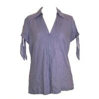 GIV lavender linen shirt GIV - Size: M - Purple - Short sleeved shirt