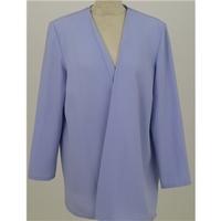 Gina Bacconi size 16 periwinkle blue lightweight jacket