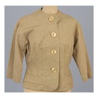 Gilmoora size 16 beige short jacket