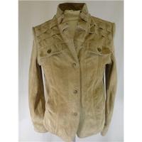 Gil Bret - Size 12 - Beige/Tan - Suede Jacket