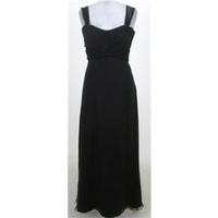 Gina Bacconi size: 12 black silk evening dress