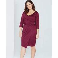 Girls On Film Plum Wrap Dress