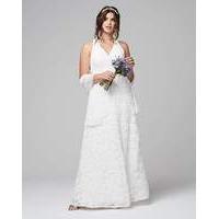 gina bacconi chiffon wedding dress