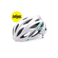 Giro - Sonnet Mips Womens Helmet 2017 , Matt White/turquoise/vermillion