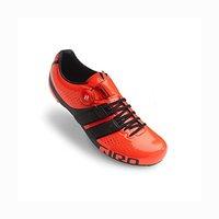 Giro Factor Techlace Road Cycling Shoes - Vermillion/black 48, Vermillion/black